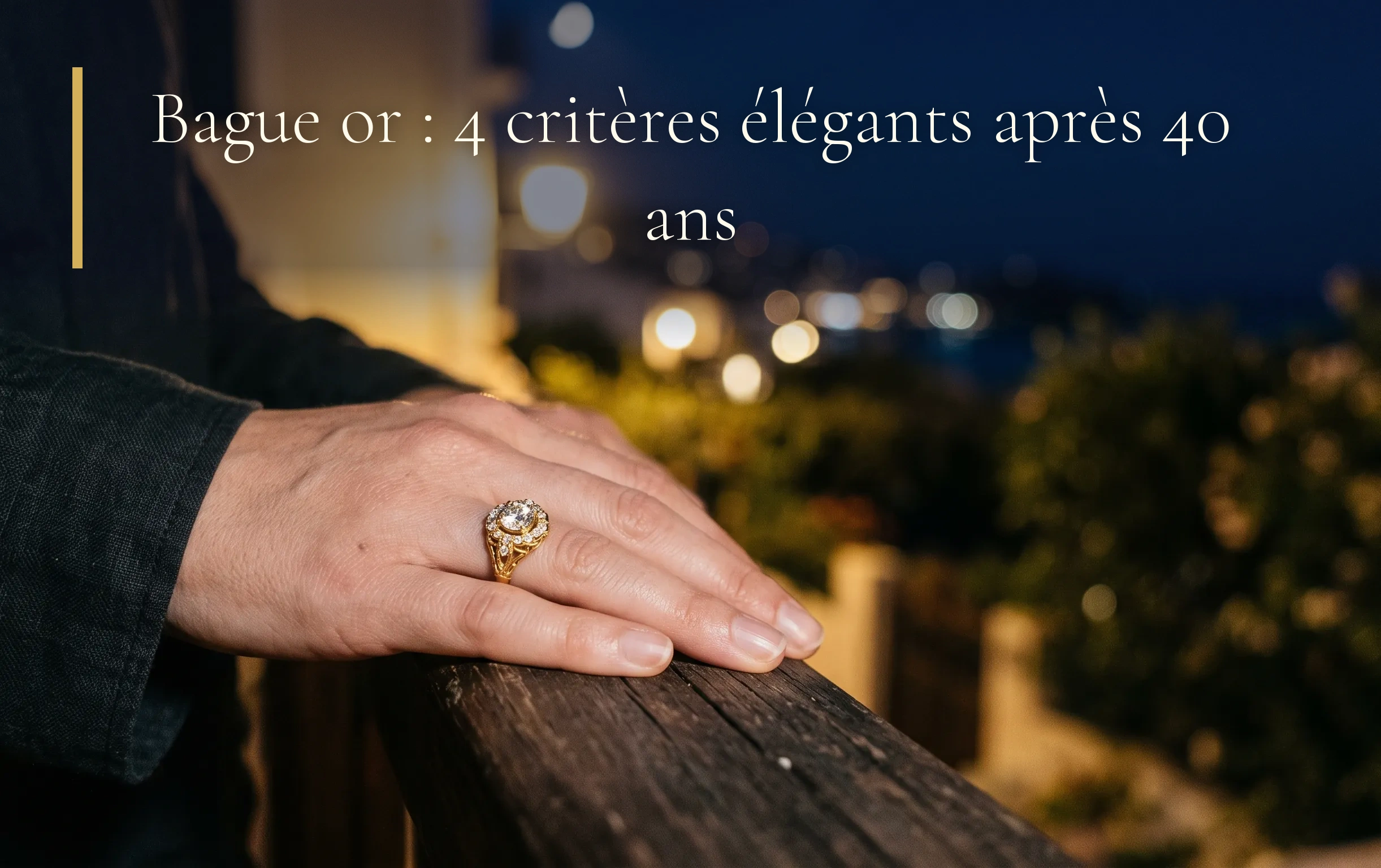 Une bague or intemporelle brille d un éclat précieux sous un halo lumineux