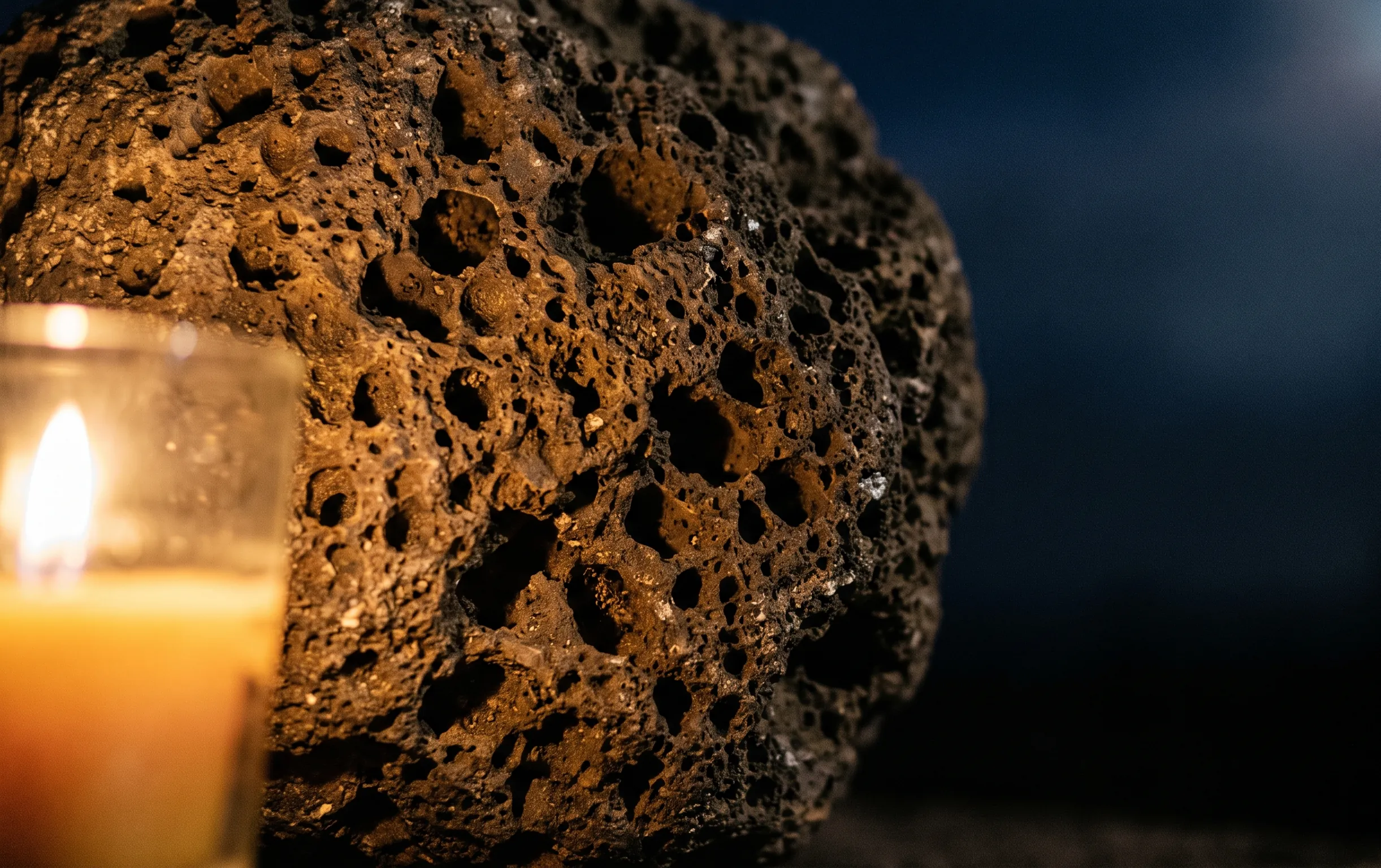 pierre de lave : La texture poreuse d une roche volcanique révèle sa force tellurique
